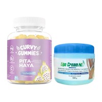 Suplemento Pita Haya + Crema Quemador Tapa Azul Lipo Cream